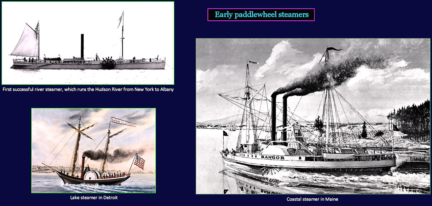 Coastal steamers, 1810s